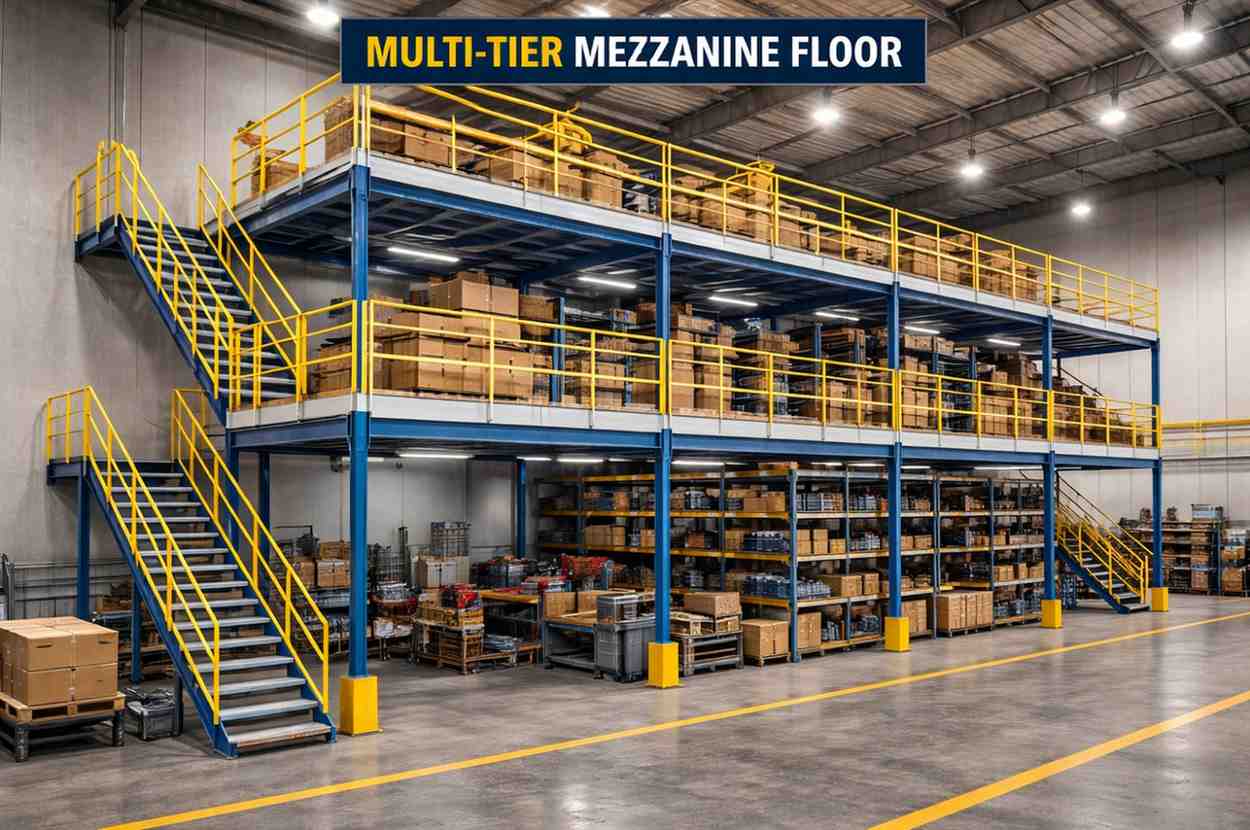 Multi Tier Mezzanine Floor